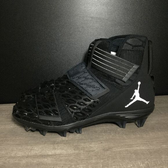 Nike Air Jordan Force Savage Elite 2 Football Cleats Black CV1665-003 Men's 13.5 - Picture 4 of 7